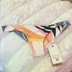 Billabong Pastel Multicolor Abstract Bikini Bottom